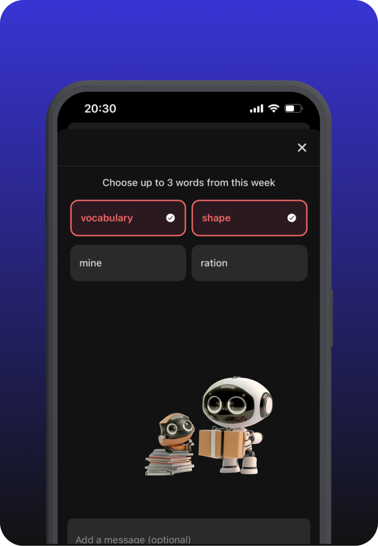 Interaction with Friends feature